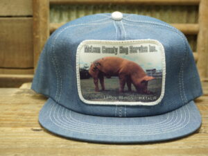 McLean County Hog Service Inc LeRoy IL Denim Hat
