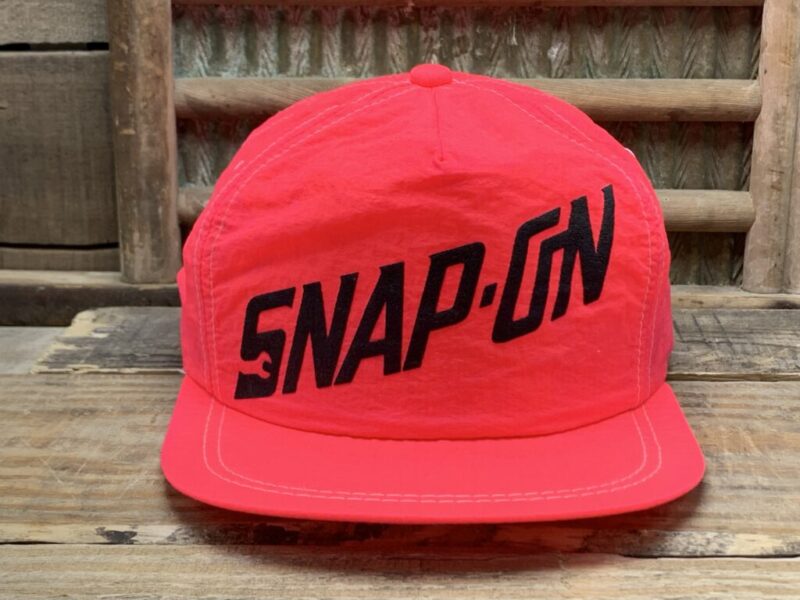 Vintage Snap-On Snap On Tools Neon Pink K Products Made In USA Snapback Trucker Hat Cap