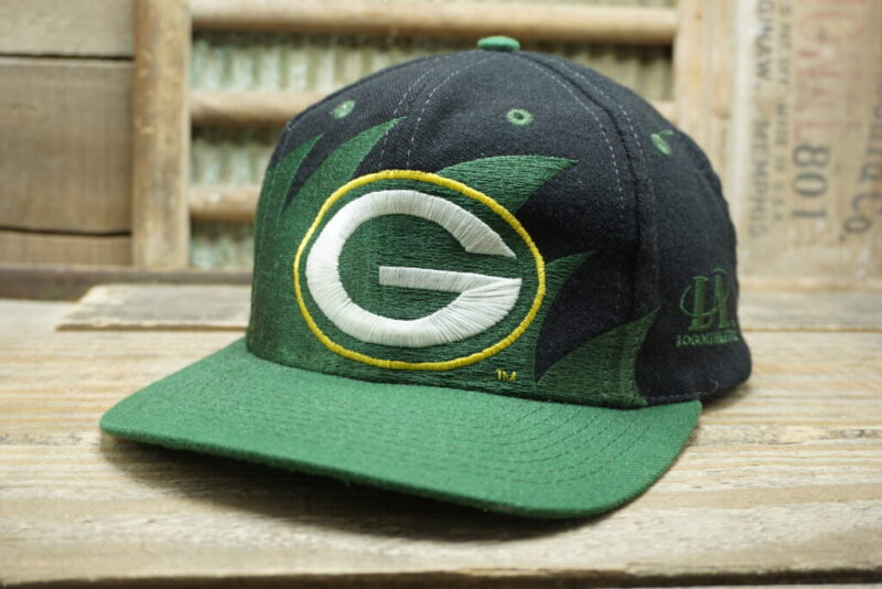 Vintage Green Bay Packers Logo Athletic Shark Tooth Hat