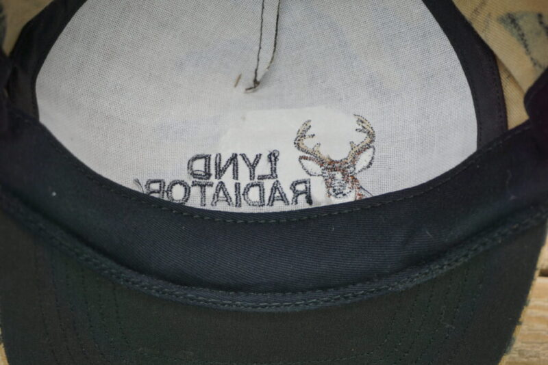 Vintage Lynd Radiator Trail Cover Camo Hat