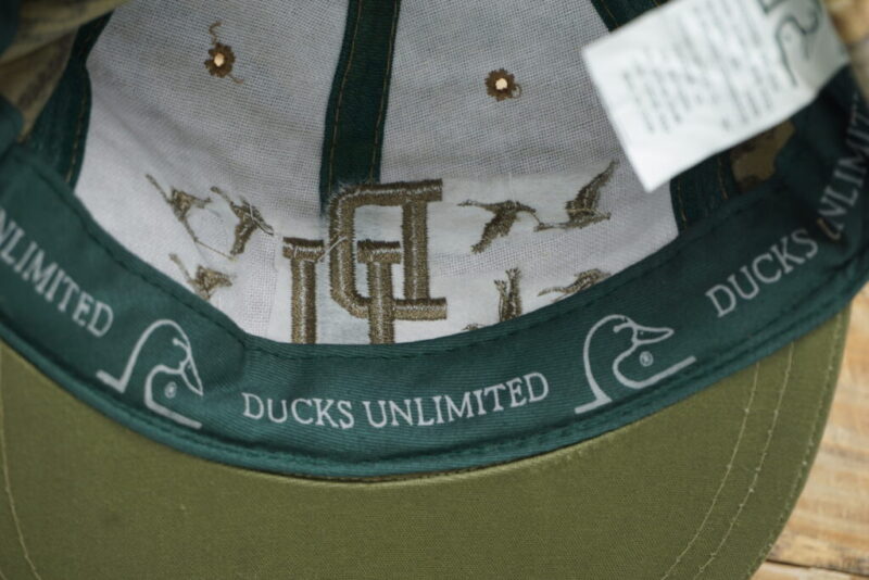 Vintage Ducks Unlimited Camo Trucker Hat