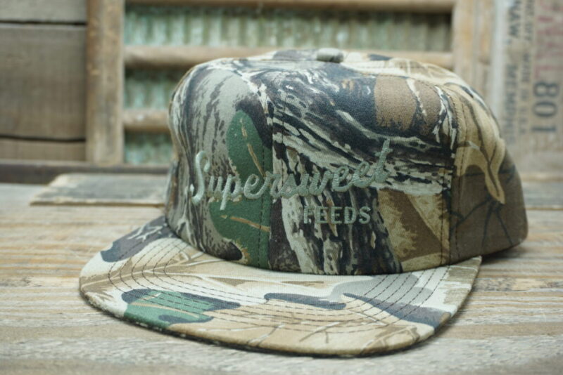 Vintage Supersweet Feeds Advantage Camo Hat Snapback Cap K Products