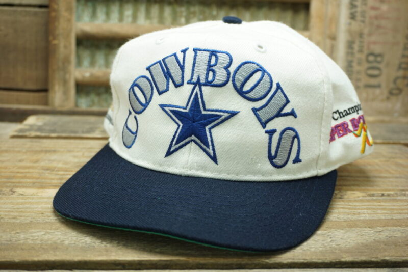 Vintage Dallas Cowboys Super Bowl Champions Snapback Trucker Hat Cap NFL