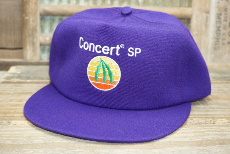 Vintage Concert SP Ag Seed Pesticide Herbicide Strapback Trucker Hat Cap Made IN USA