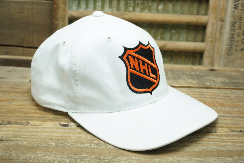 THROWBACK NHL NATIONAL HOCKEY LEAGUE SHIELD LOGO ADJUSTABLE HAT