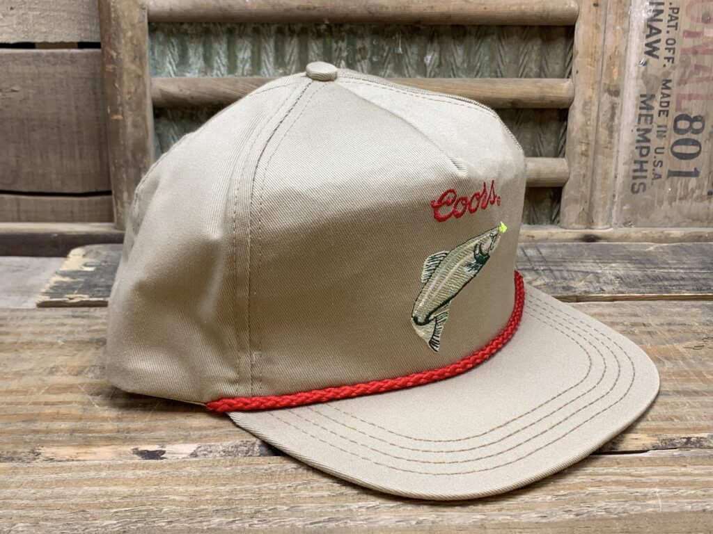 Coors Beer Rope Fishing Hat - Vintage Snapback Warehouse %