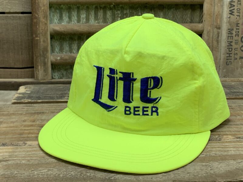 Vintage Miller Lite Beer Snapback Trucker Hat Cap McDowell Enterprise Inc.