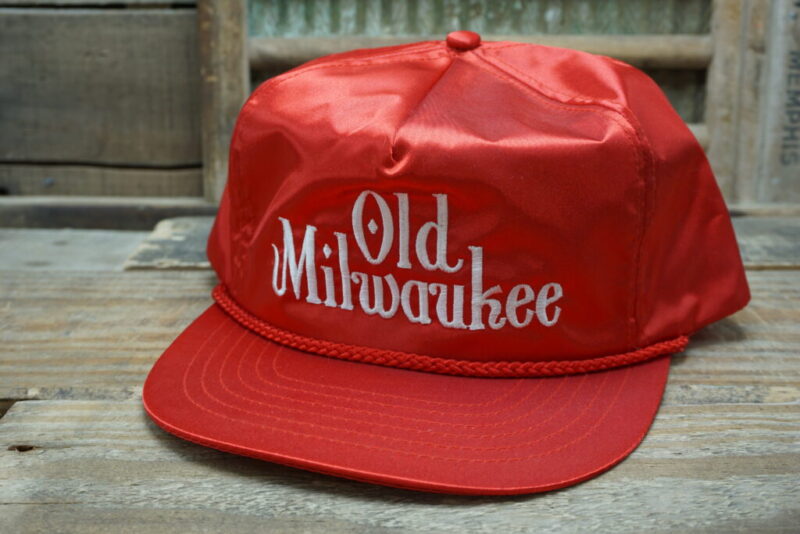 Vintage Old Milwaukee Beer Rope Snapback Trucker Hat Cap JJ of Dallas MFG INC