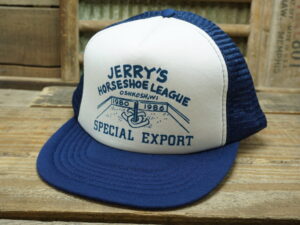 Jerry’s Horseshow League Oshkosh WI 1986 Special Export Beer Hat
