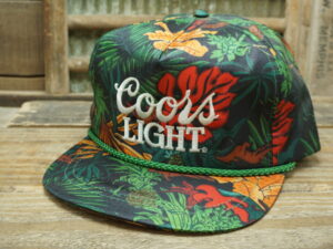 Coors Light Floral  Rope Hat