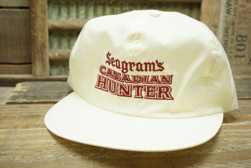 Seagrams Canadian Hunter Whiskey Hat Snapback Satin Cap