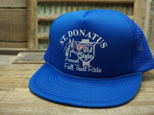 Old Style Beer St. Donatus Annual Fall Trail Ride Rope Hat Cap