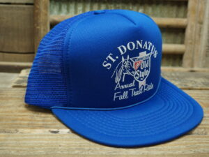 Old Style Beer St. Donatus Annual Fall Trail Ride Rope Hat Cap