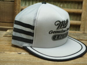 Miller Genuine Draft Light Beer Three Stripe Hat