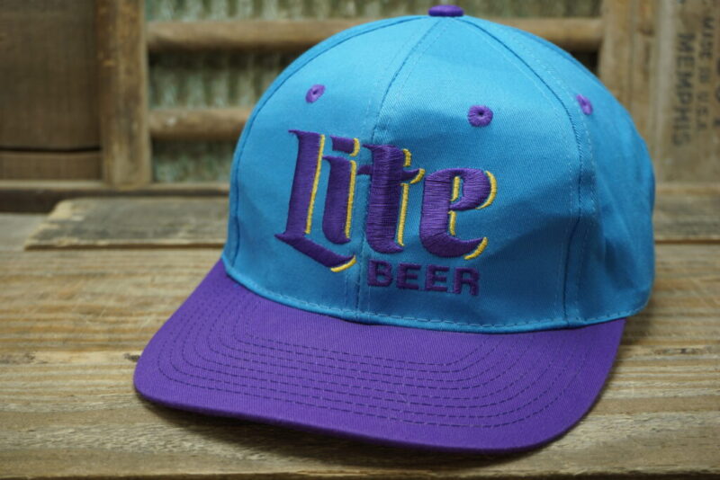 Vintage Miller Lite Beer Hat Snapback Cap
