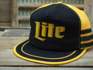 Miller Lite Beer 3 Stripe Hat