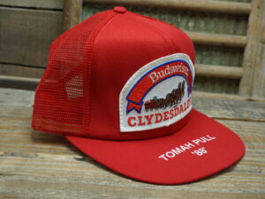 Budweiser Clydesdales Tomah Pull 1988 Beer Hat