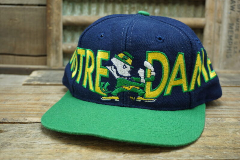 Vintage University of Notre Dame Hat Fighting Irish Signature