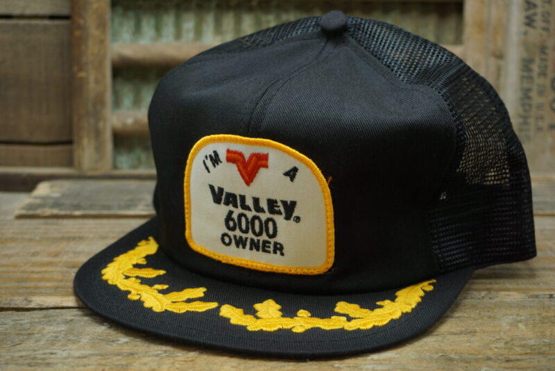 Vintage Valley 6000 Irrigation Snapback Trucker Hat K Products Made in USA