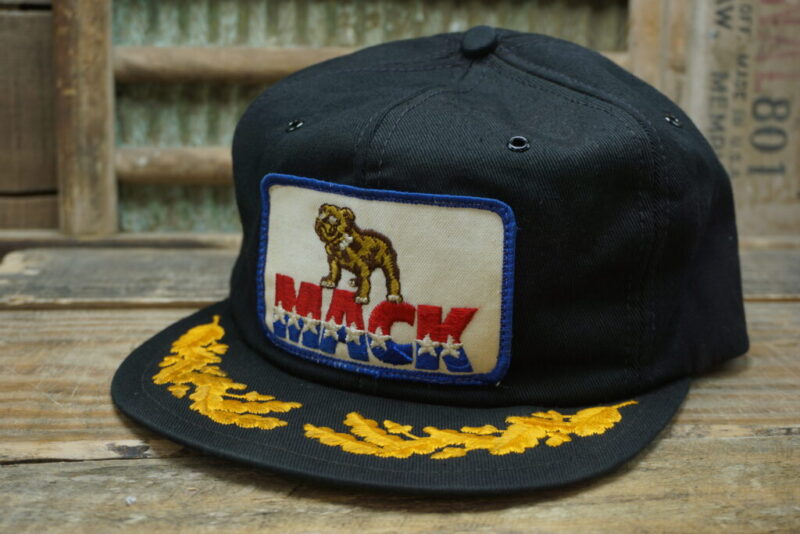 Vintage Mack Trucks Snapback Trucker Hat K Brand Made in USA Cap Patch