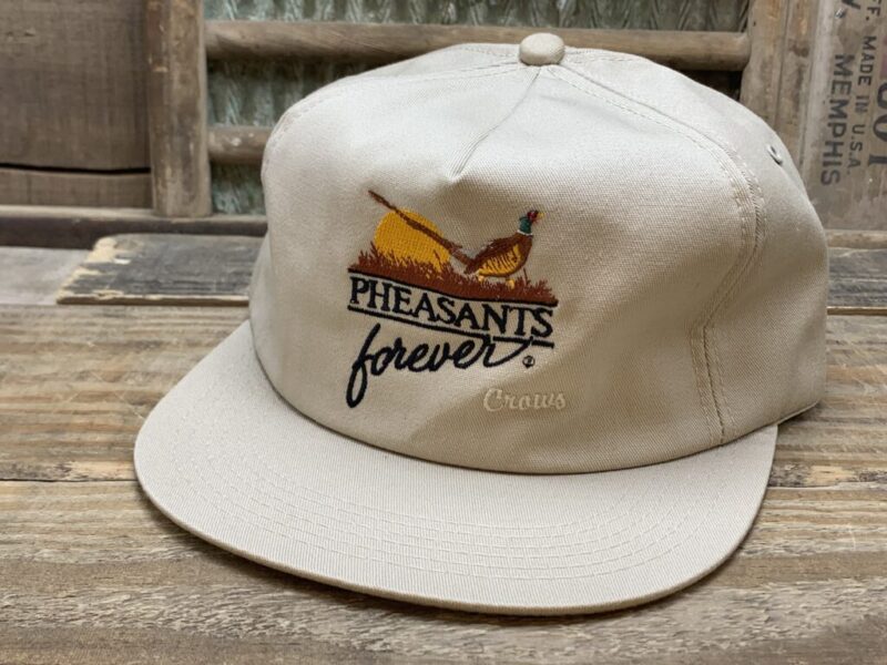 Vintage Pheasants Forever Crows Snapback Trucker Hat Cap Made In USA K Products