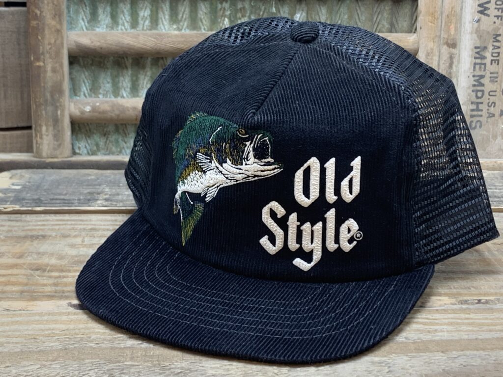 Old Style Beer Bass Corduroy Trucker Hat