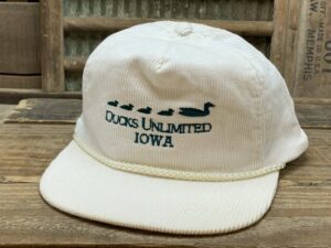 Ducks Unlimited Iowa DU Corduroy Rope Hat