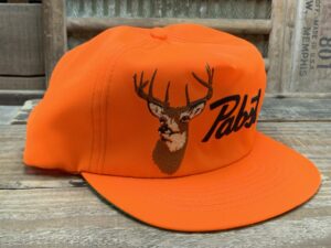 Pabst Beer Buck Blaze Orange Hat