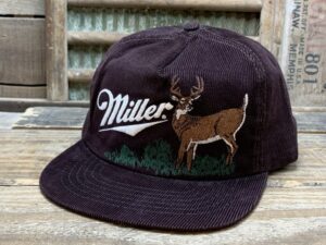 Miller Beer Buck Corduroy Hat