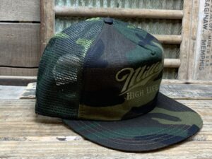 Miller High Life Beer Camo Trucker Hat