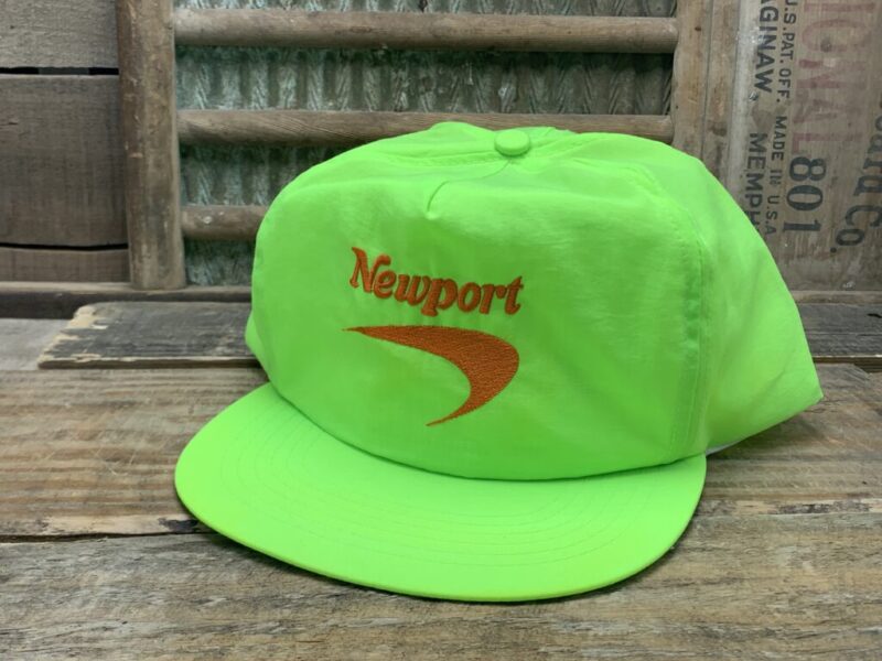 Vintage Newport Cigarette Nylon Snapback Trucker Hat Cap