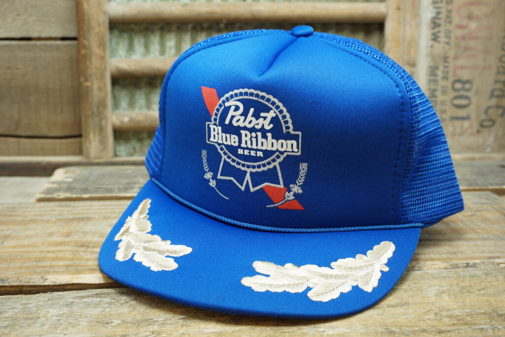 Pabst Blue Ribbon Beer Hat - Vintage Snapback Warehouse