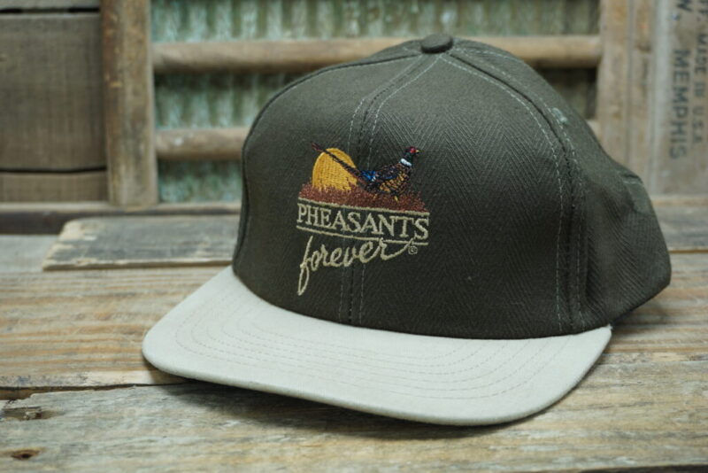 Vintage Pheasants Forever Snapback Trucker Hat Cap Made In USA Banquet Committee