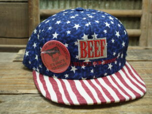 Beef “It’s What’s For Dinner” Stars and Stripes Hat