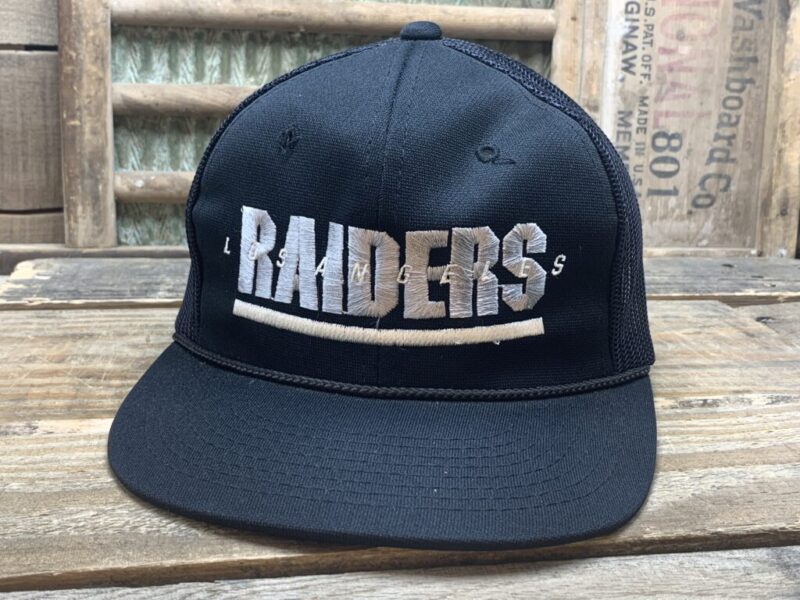 Vintage LA Los Angeles Raiders Sports Specialties Mesh Snapback Trucker Hat Cap Youngan