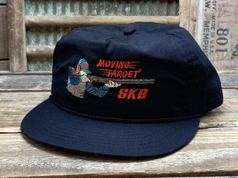 Vintage SKB Shotguns Moving Target Rope Strapback Trucker Hat Cap Cap America Made In USA