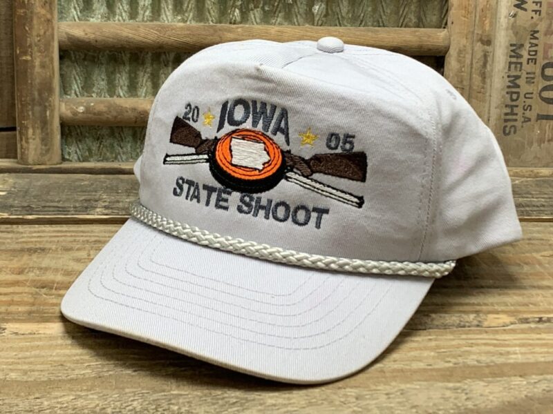 Vintage Iowa State Shoot 2005 Rope Snapback Trucker Hat Cap KC