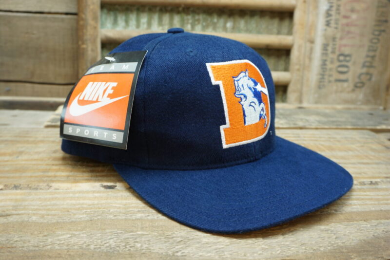 Vintage NFL Nike Denver Broncos Team Sports Pro Line Snapback Trucker Hat Cap Tags