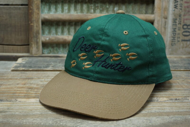 Vintage Deer Hunter Snapback Trucker Hat Cap Signatures