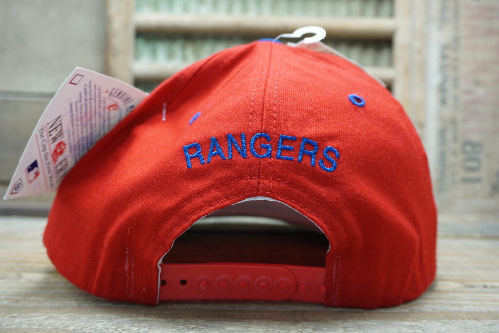 Retro: NWT Texas Rangers T New Era Major League/ Dupont visor