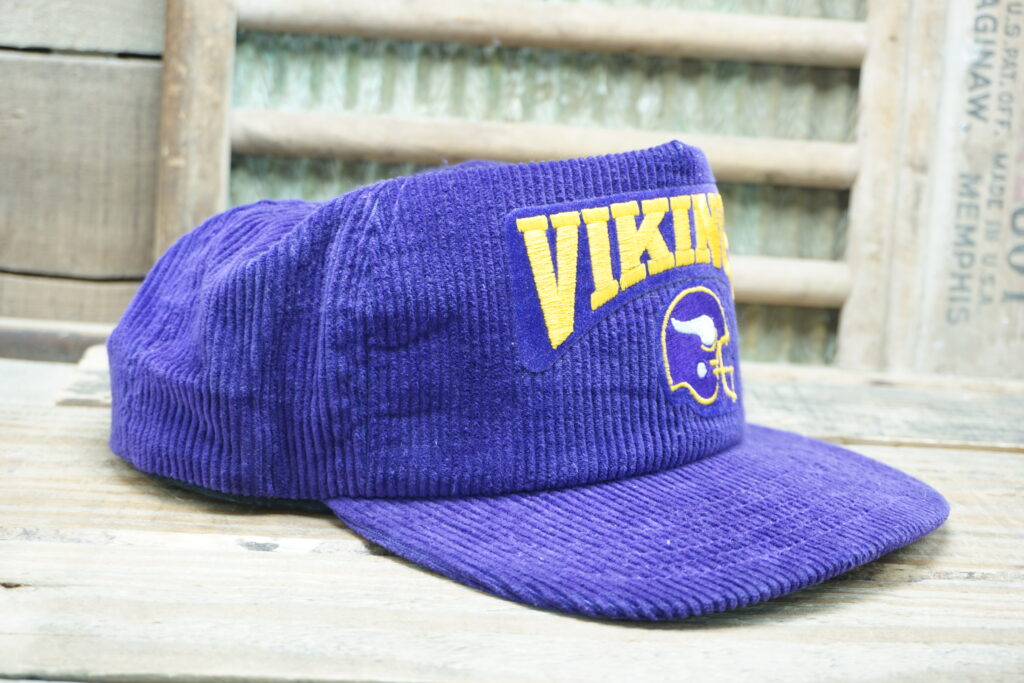 Vintage Minnesota Vikings Corduroy New Era Pro Model Snapback