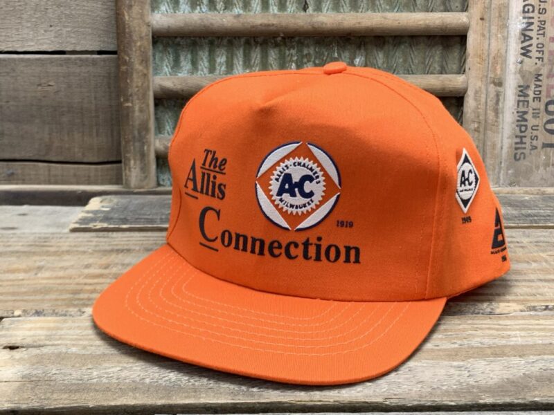 Vintage Allis-Chalmers Milwaukee The Allis Connection Snapback Trucker Hat Cap Paw Pals Made in USA