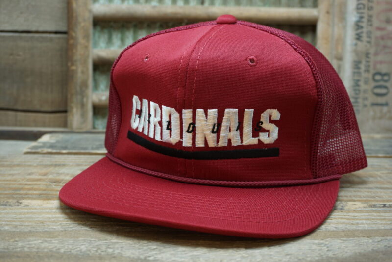 Vintage MLB St. Louis Cardinals Rope Mesh Snapback Trucker Hat Cap Sports Specialties