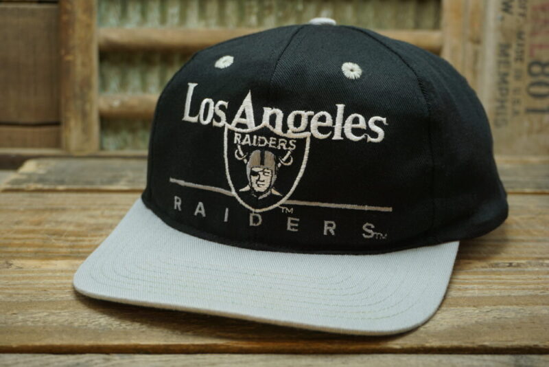 Vintage NFL Los Angeles LA Raiders Snapback Trucker Hat Cap Eastport