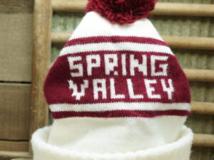 Spring Valley Rolled Pom Pom Winter Beanie Hat