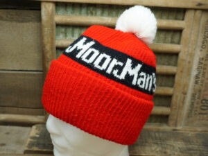 MoorMan’s Rolled Pom Pom Winter Beanie Hat