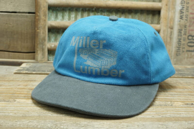 Vintage Miller Lumber Snapback Trucker Hat Cap Mohr's Made In Bangladesh