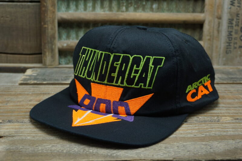 Vintage Thundercat 900 Arctic Cat Snapback Trucker Hat Cap Made In USA