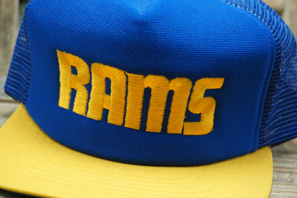 LA Rams fashion report: Draft hats, prototype helmets, & color