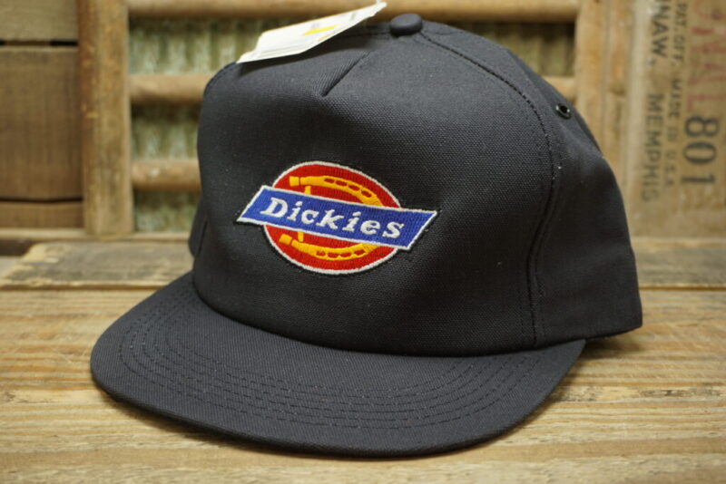Vintage Dickies Snapback Trucker Hat Cap K Products Made In USA NWT NOS